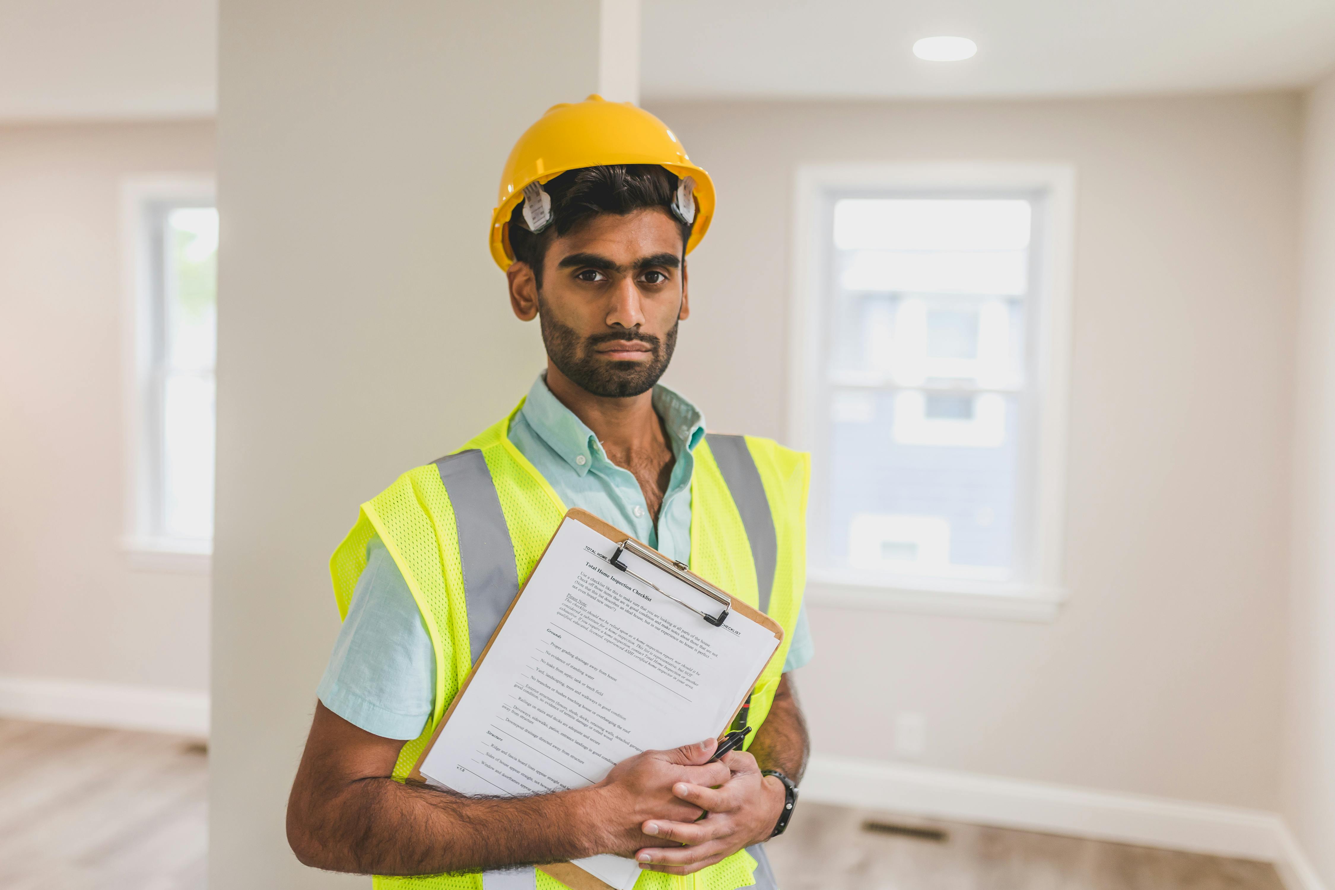 Technician consulting a customer
